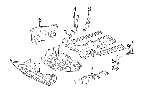 Splash Shields for 2011 Mercedes-Benz CL600 #0