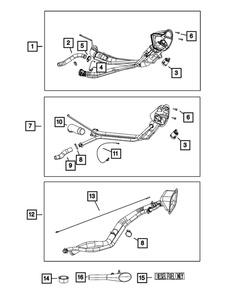 Fuel Tank Filler Tube for 2019 Ram 3500 #0
