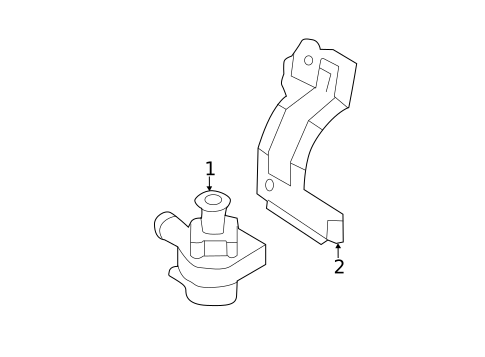 Water Pump for 2012 Volkswagen Jetta #2