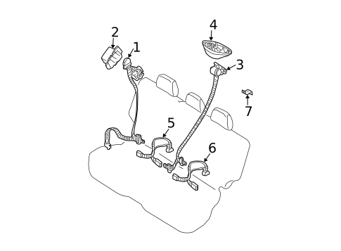 Seat Belt for 2009 Kia Sorento #0