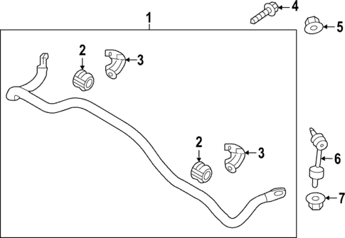 Stabilizer Bar & Components for 2025 Kia Sorento #3