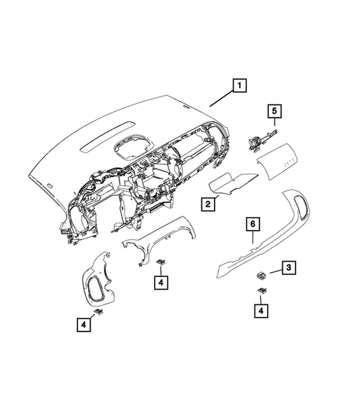 Instrument Panel for 2018 Fiat 500L #3