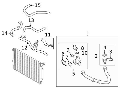 Hoses & Lines for 2025 Volkswagen Atlas #40