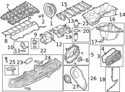 Engine Parts for 2022 Land Rover Range Rover Velar #1