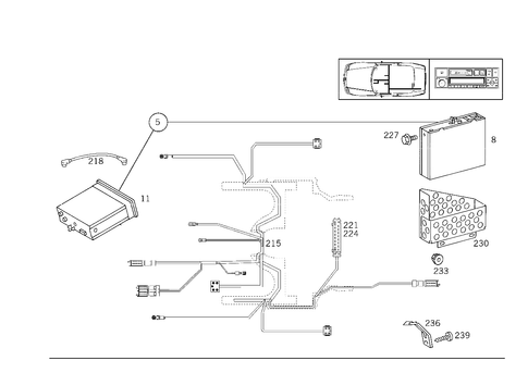 Radio Set and Loudspeaker for 1993 Mercedes-Benz 600SL #0