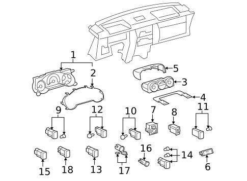 Switches for 2013 Toyota FJ Cruiser #1