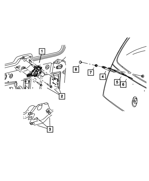 Wiper and Washer System for 2010 Chrysler PT Cruiser #2