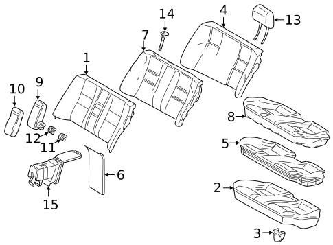 Front Seat Components for 2005 Mercedes-Benz C320 #3