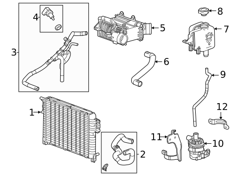 Intercooler for 2021 Cadillac Escalade #0