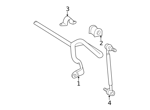 Stabilizer Bar & Components for 2018 Toyota Corolla #0