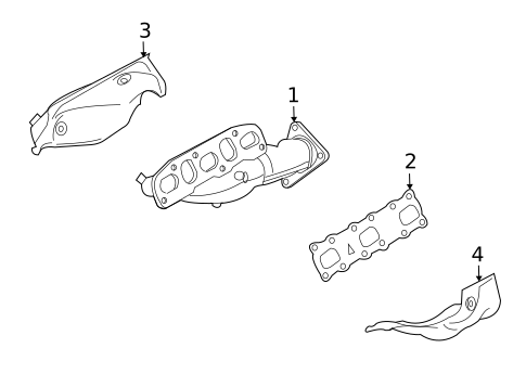 Exhaust Manifold for 2019 INFINITI Q70 #1
