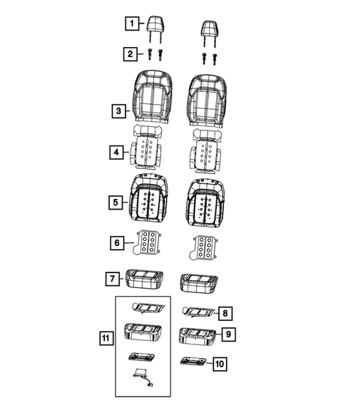 Front Seats - First Row for 2022 Jeep Grand Wagoneer #4