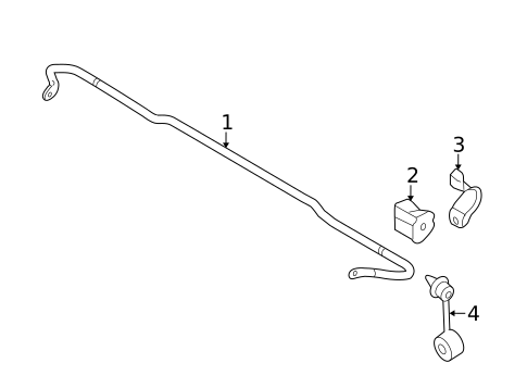 Stabilizer Bar & Components for 2018 Subaru Forester #1