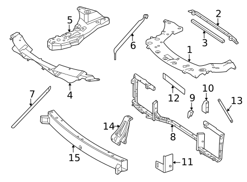 Radiator Support for 2021 Mercedes-Benz AMG GT Black Series #0
