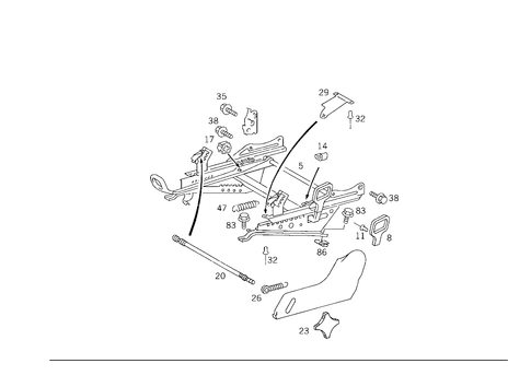 Seat Adjuster for 1988 Mercedes-Benz 300CE #0