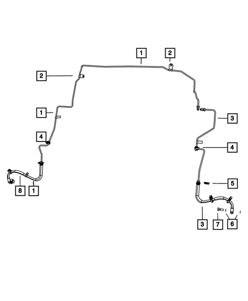 Hydraulic Control Unit, Brake Tubes and Hoses for 2008 Dodge Nitro #3