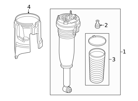 Shocks & Components for 2016 Audi A8 Quattro #0