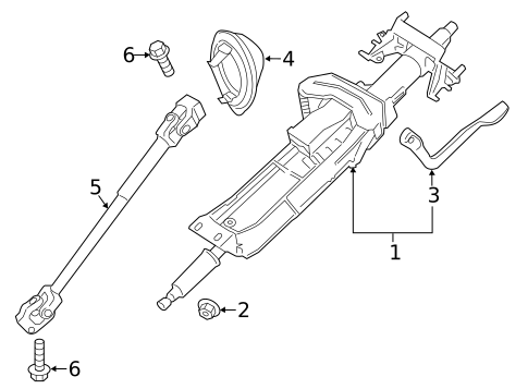 Steering Column Assembly for 2015 BMW 428i #0