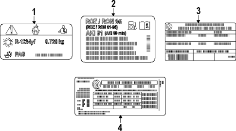 Labels for 2025 BMW X3 #0