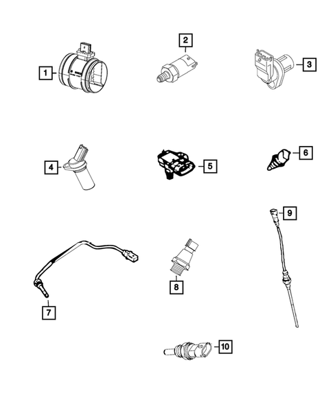 Sensors for 2017 Ram ProMaster 1500 #1