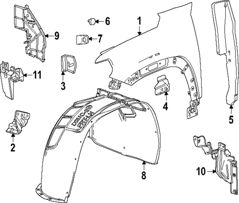 Fender & Components for 2025 GMC Terrain #0