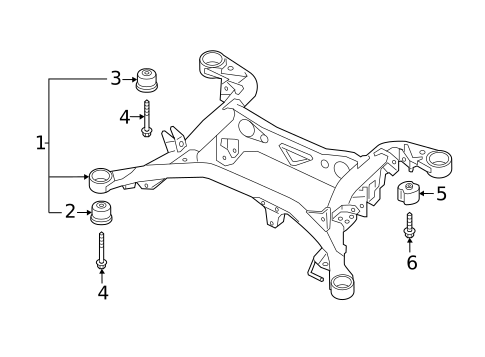 Suspension Mounting for 2017 Audi Q7 #1