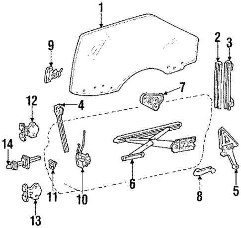 Door for 1985 Honda Civic #0