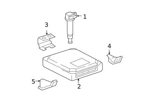 Ignition System for 2004 Toyota Tacoma #0