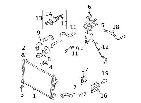 Radiators, Coolers & Related Components for 2008 Mercury Milan #0