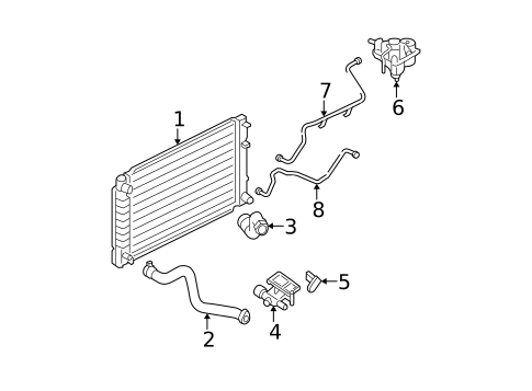 Hoses & Pipes for 2005 Ford Escape #0
