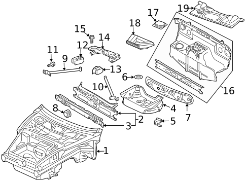 Inner Structure for 2012 Porsche 911 #2