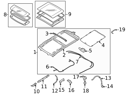 Sunroof for 2006 Subaru Legacy #0