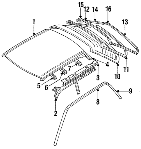 Roof for 1985 Nissan Maxima #0