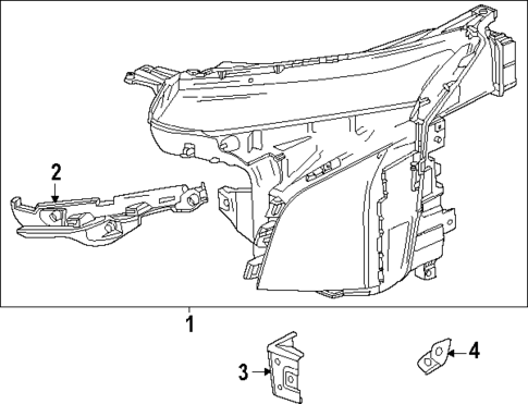 Headlamp Components for 2025 Chevrolet Equinox #0