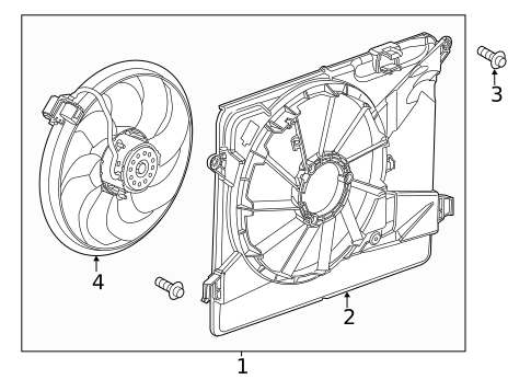 Cooling Fan for 2019 Buick Encore #0