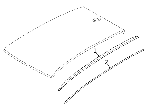 Exterior Trim - Roof for 2023 BMW X2 #0