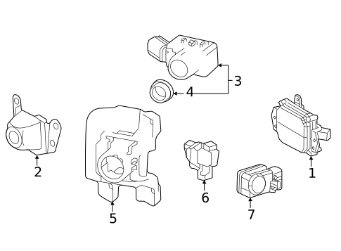 Electrical Components for 2023 Lexus LX600 #1