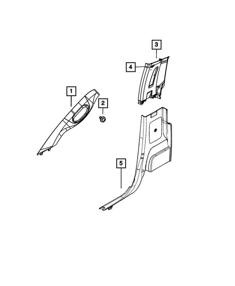 Panels-Moldings-Scuff Plates, Pillar, Cowl, 1/4 Panel Trim and Cargo Covers for 2017 Ram 3500 #7