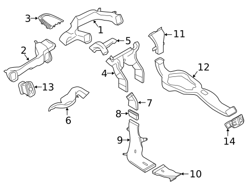 Ducts for 2020 Mini Cooper Countryman #0