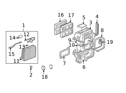 Blower Motor & Fan for 2003 Acura CL #1