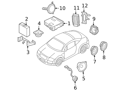 Sound System for 2003 Audi TT Quattro #0
