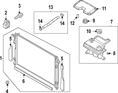 Radiator & Components for 2023 Mazda MX-30 EV #0