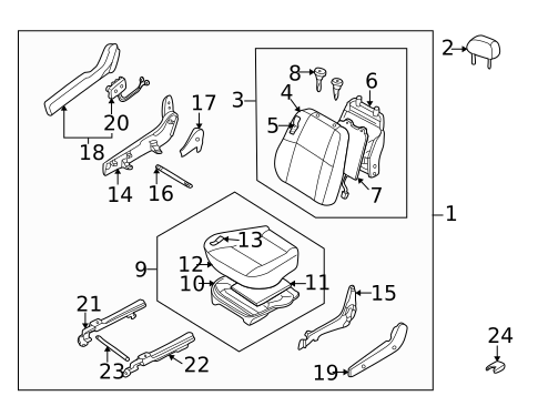 Heated Seats for 1999 INFINITI QX4 #1