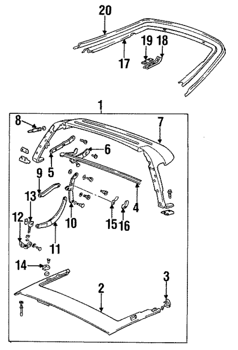 Frame & Components for 1996 Porsche 911 #0