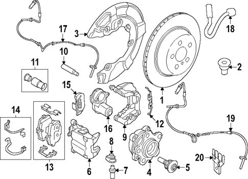 Rear Brakes for 2024 BMW 540i xDrive #0