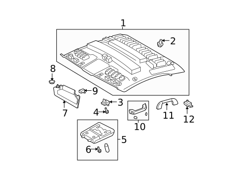 Interior Trim - Cab for 2009 Toyota Tundra #7