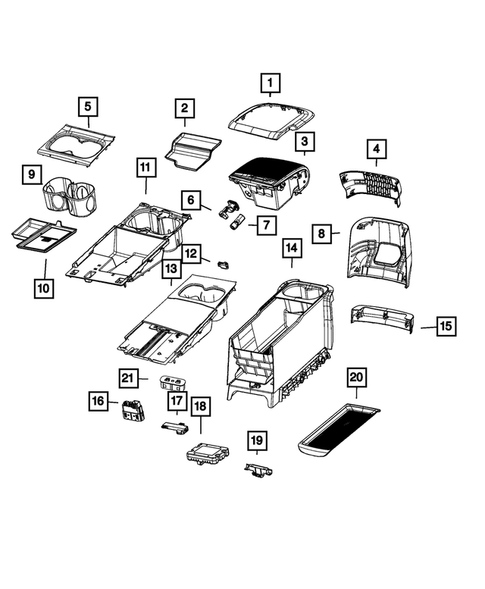 Consoles for 2024 Chrysler Voyager #0