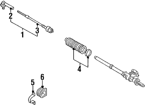 Steering Gear & Linkage for 1989 Nissan Stanza #1