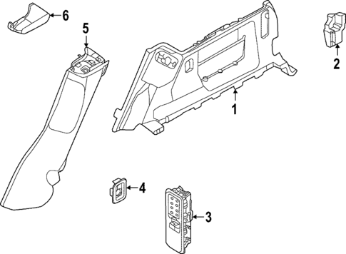 Interior Trim - Quarter Panels for 2022 Land Rover Range Rover #2