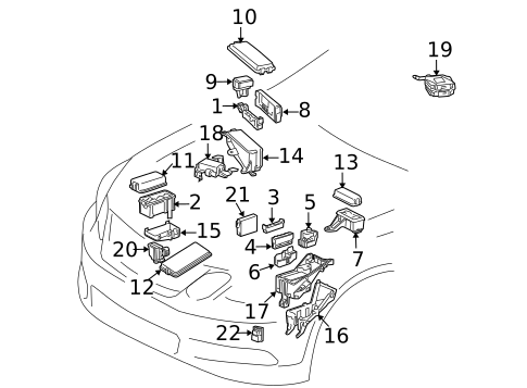 Headlamp Washers/Wipers for 2010 Lexus GS460 #1